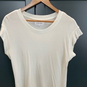 Off white thermal shirtsleeve shirt